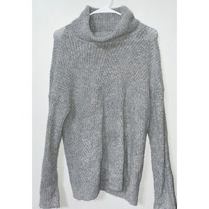 SOLD-Gray Turtleneck Sweater